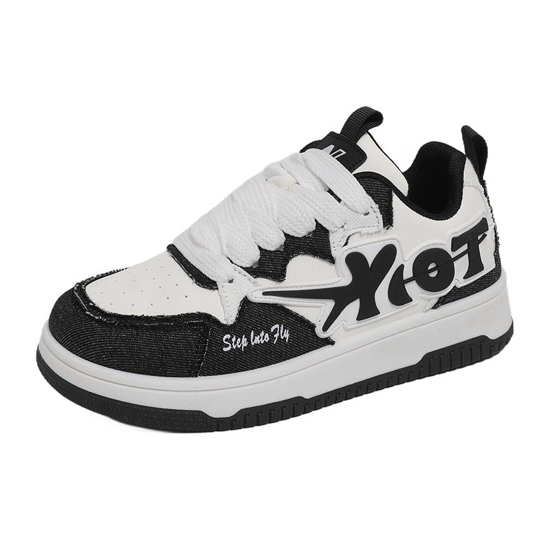 Damen Sportliche Sneakers mit modischem Denim-Design und innovativer Sohle EB