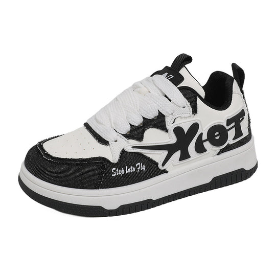 Damen Sportliche Sneakers mit modischem Denim-Design und innovativer Sohle EB