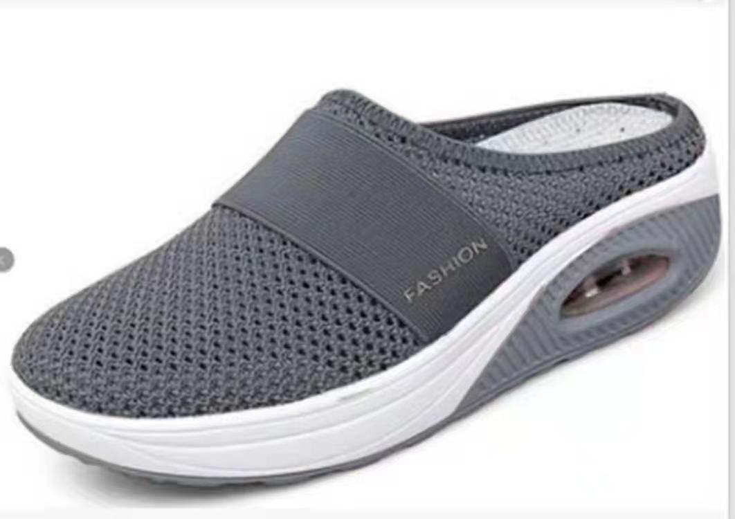 Damen Atmungsaktive Clogs mit elastischem Einsatz und komfortabler Sohle EB