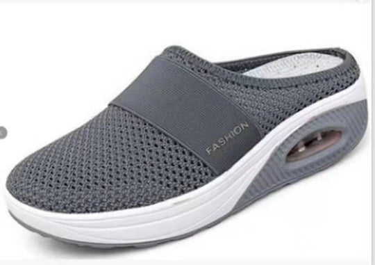 Damen Atmungsaktive Clogs mit elastischem Einsatz und komfortabler Sohle EB
