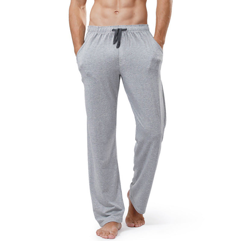 Herren nan Lounge- und Schlafhose aus weichem Jersey mit elastischem Bund und Seitentaschen EB
