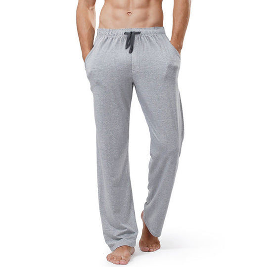 Herren nan Lounge- und Schlafhose aus weichem Jersey mit elastischem Bund und Seitentaschen EB