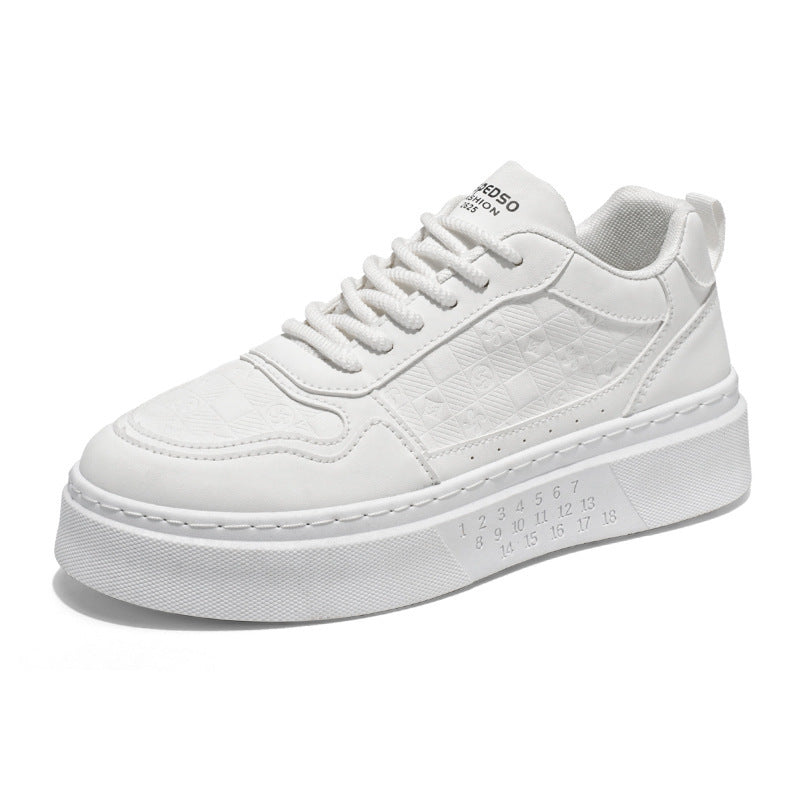 Damen Sportliche Plateau Sneakers mit modischem Obermaterial und ergonomischer Sohle EB