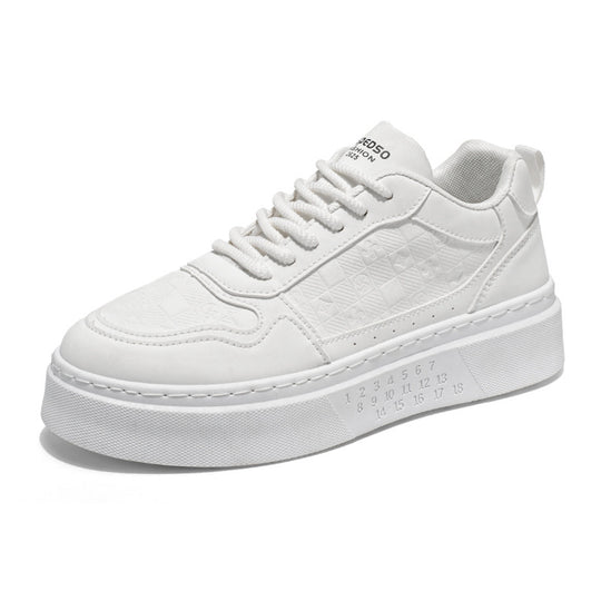 Damen Sportliche Plateau Sneakers mit modischem Obermaterial und ergonomischer Sohle EB