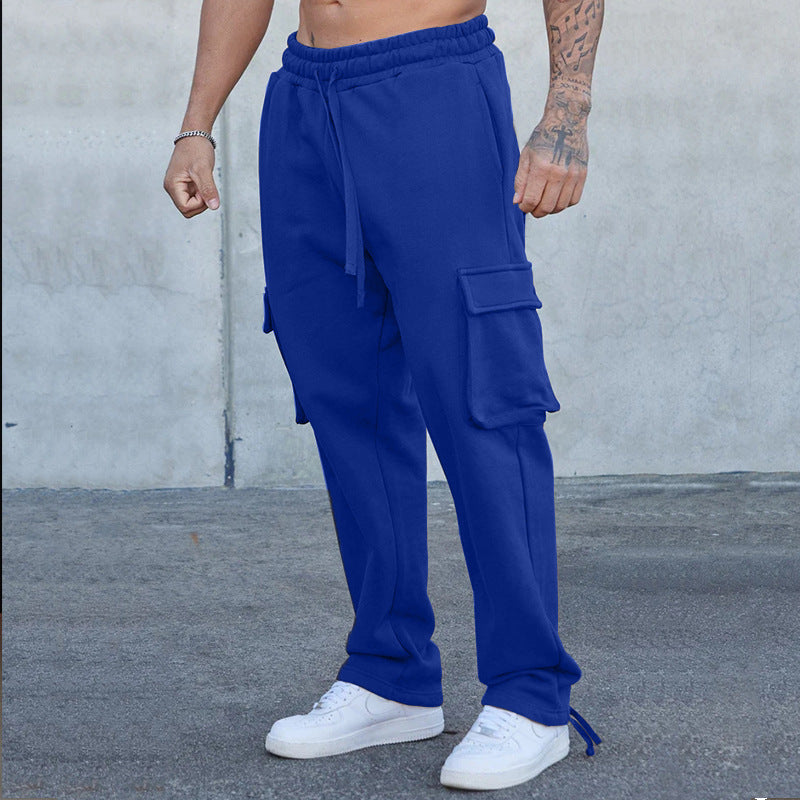 Herren Cargo-Jogginghose mit verstellbarem Bund und praktischen Seitentaschen EB