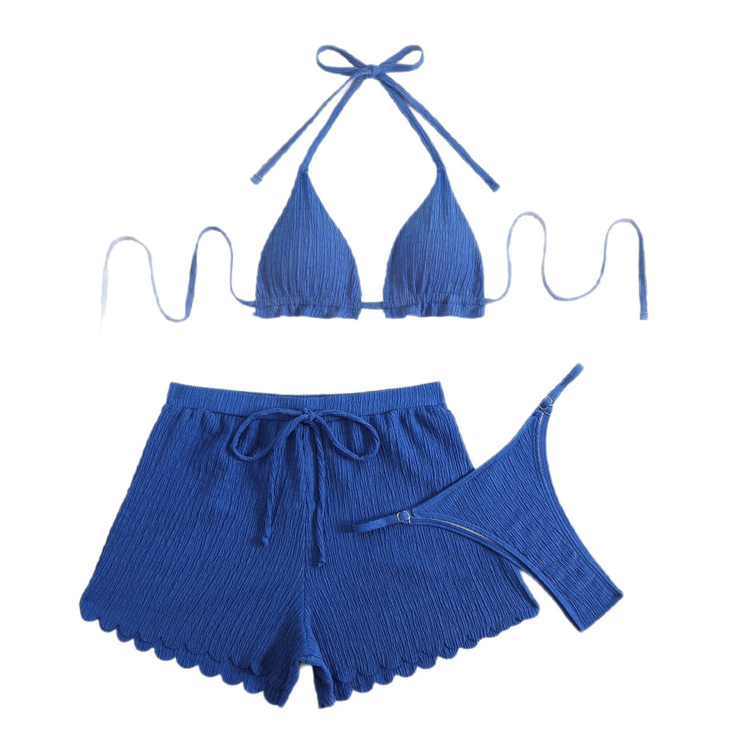 Damen Bikini-Set mit hohem Bund und sanfter Raffung EB