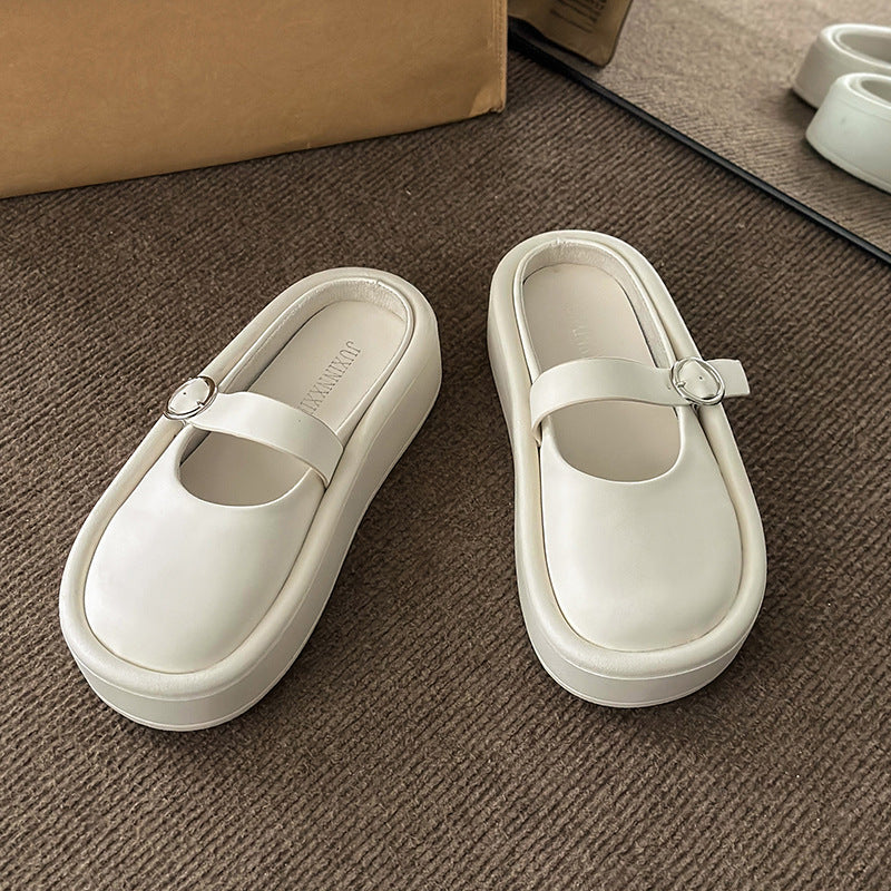 Damen Clogs mit eleganter Schnalle und bequemem Innenfutter EB