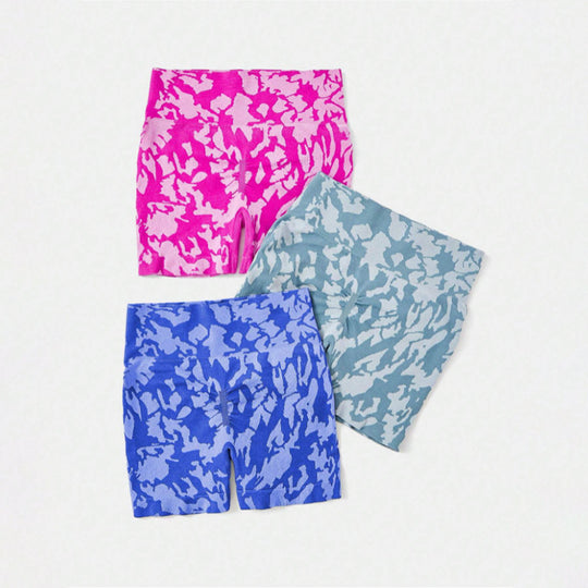 Damen Sportliche Ripp-Shorts mit hohem Bund und optimierter Passform EB