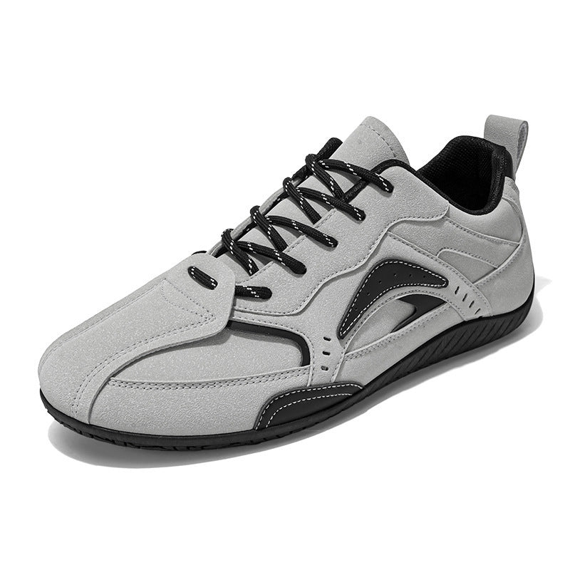 Unisex leichte Wildlederoptik Sneaker mit gepolstertem Komfortfußbett und griffiger Gumsohle EB