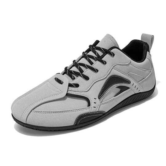 Unisex leichte Wildlederoptik Sneaker mit gepolstertem Komfortfußbett und griffiger Gumsohle EB