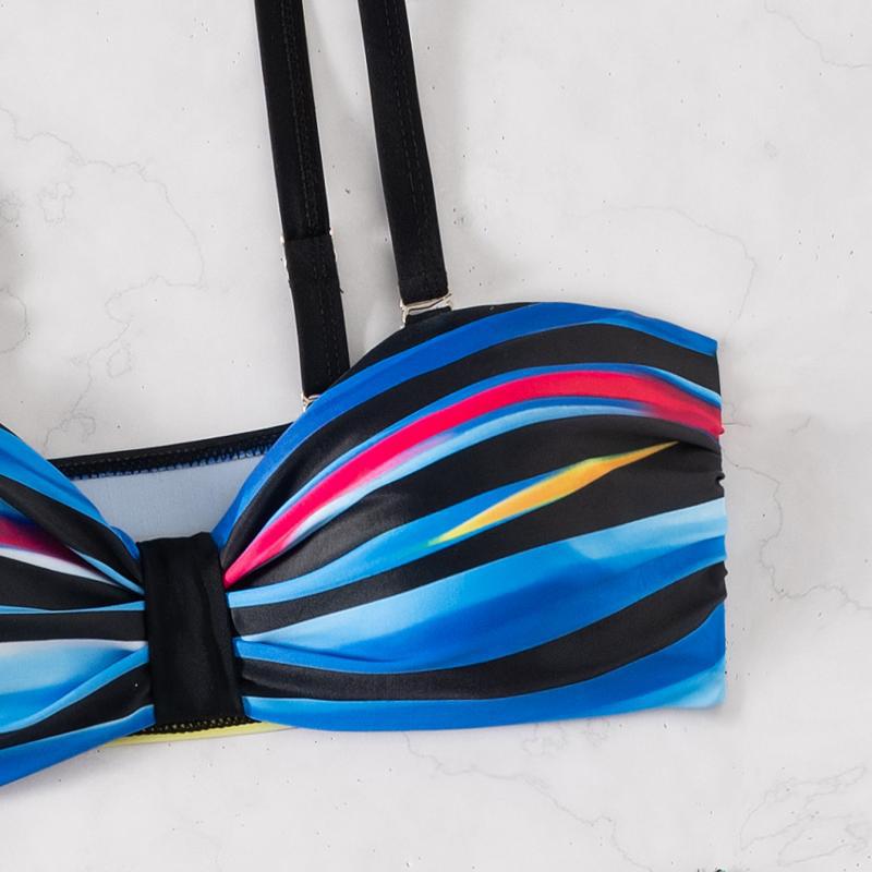 Damen-Bikini-Set mit raffinierten Knoten-Detail EB