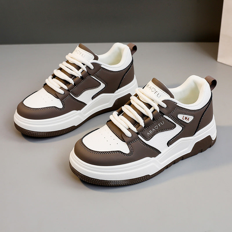 Damen Sportliche Chunky Sneakers mit rutschfester Sohle und atmungsaktiver Mesh-Oberfläche EB