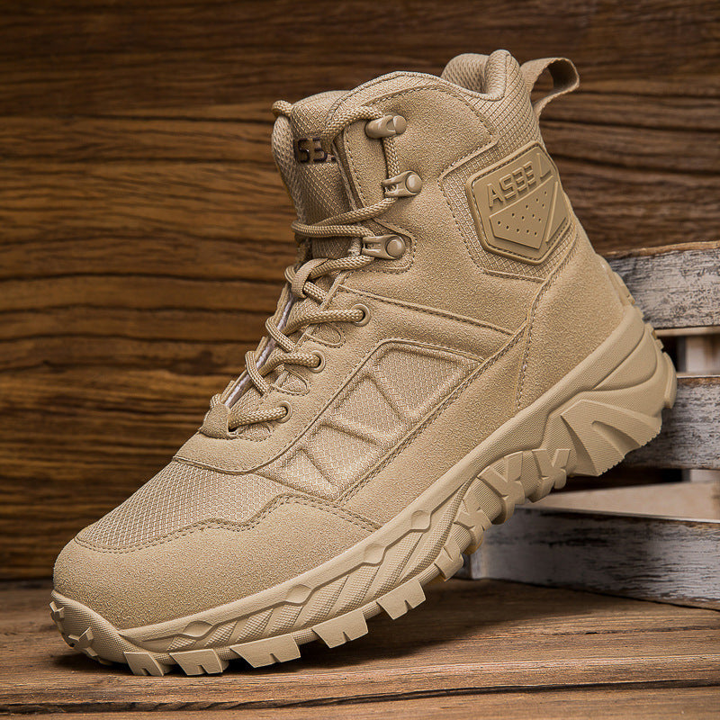 Herren Hochwertige Outdoor-Stiefel mit rutschfester Sohle und verstärktem Knöchelschutz EB