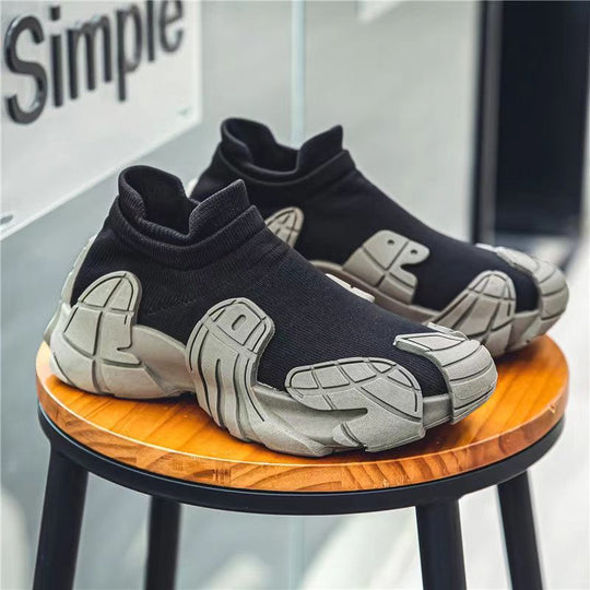 Damen Hochwertige Sport-Sneaker mit einzigartigem Profil und atmungsaktiver Strickstruktur EB