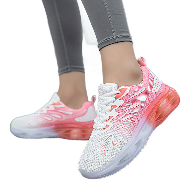 Damen Sneakers mit atmungsaktiver Mesh-Oberfläche und stoßdämpfender Sohle EB