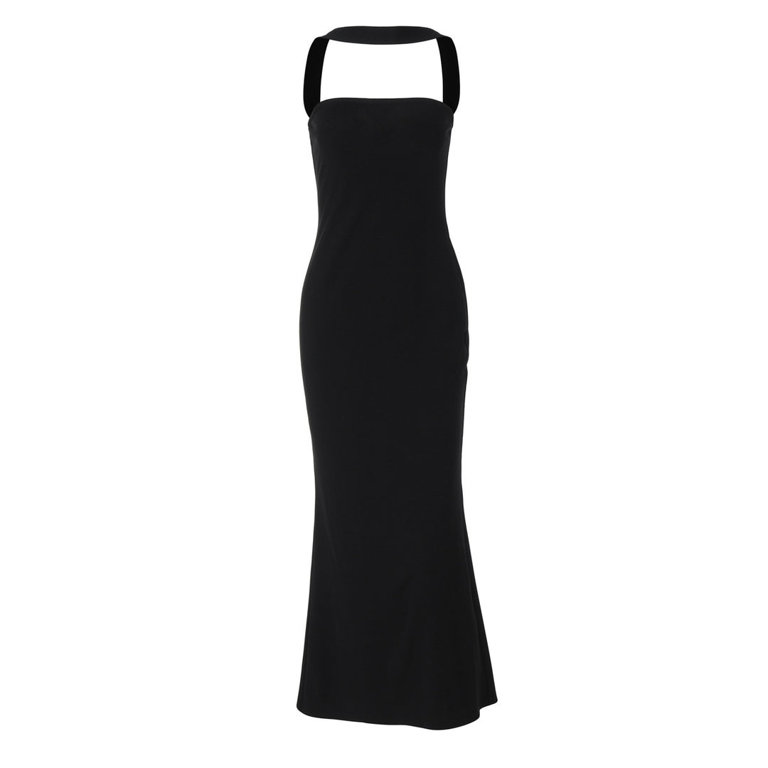 Damen Enges Abendkleid mit tiefem U-Ausschnitt und chicer Rückenpartie EB
