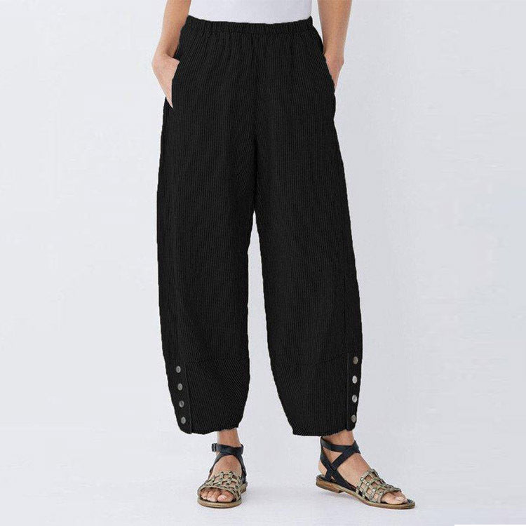 Damen lässige Hochwasserhose EB
