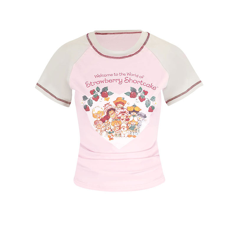 Damen T-Shirt mit niedlichem Grafikdesign und komfortablem Schnitt EB