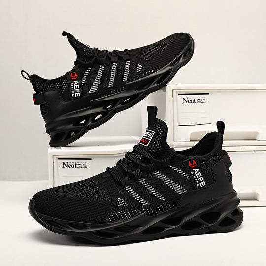 Damen Atmungsaktive und rutschfeste Lauf Sneakers mit stoßdämpfender Sohle EB