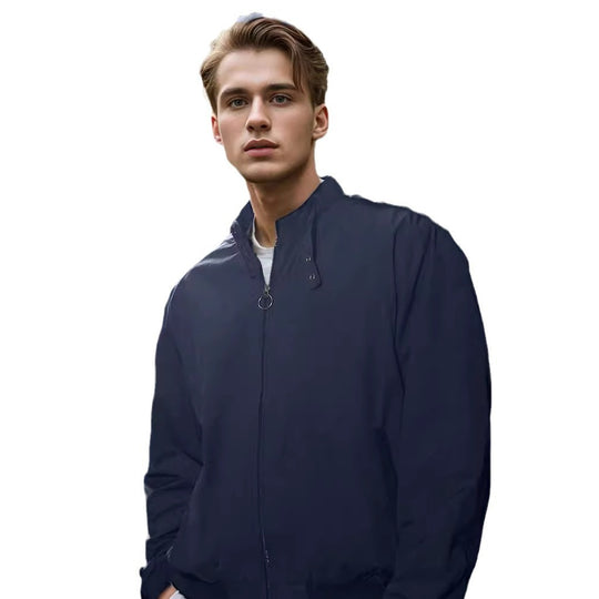 Herren leichte und funktionale Übergangsjacke mit hochschließendem Kragen EB