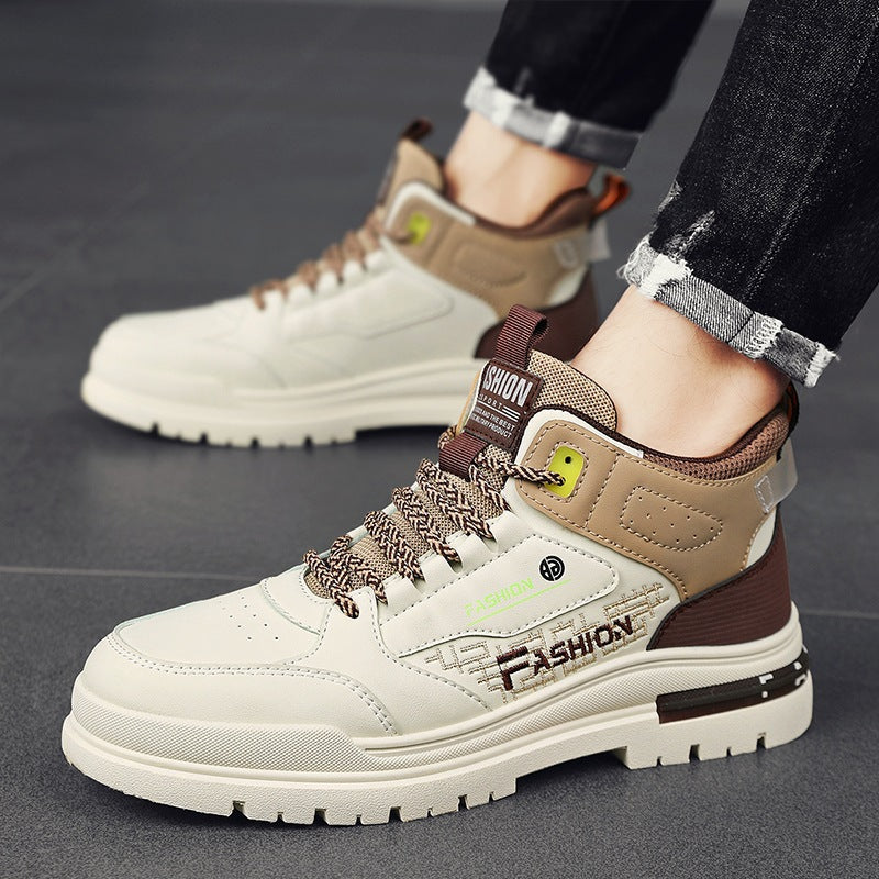 Damen Sportliche Schnürstiefel mit atmungsaktiver Mesh-Oberfläche und rutschfester Sohle EB