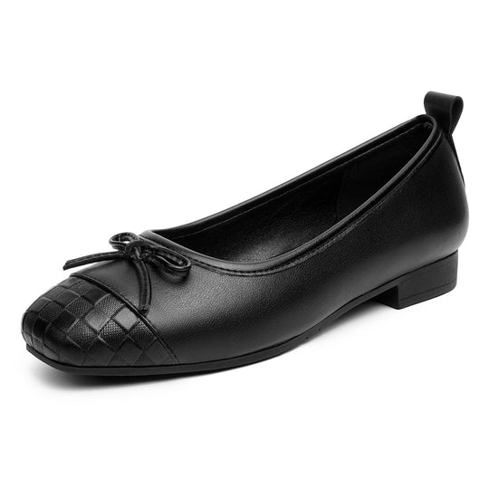 Damen Ballerinas mit modischem Rüschendetail und atmungsaktivem Innenfutter EB