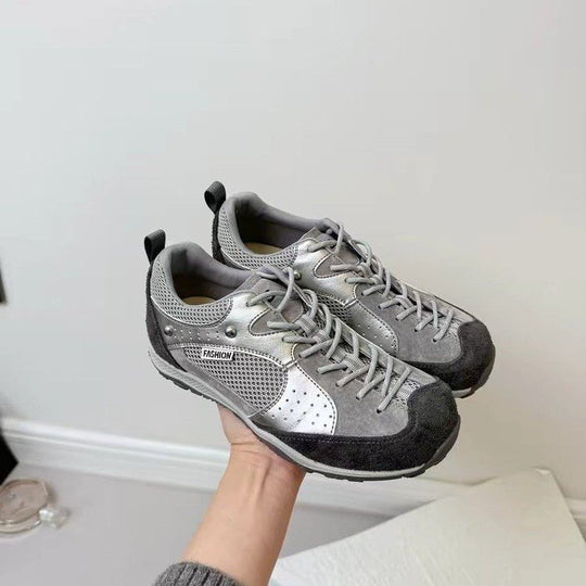 Damen modische Freizeitschuhe mit atmungsaktiver Mesh-Oberfläche und rutschfester Sohle EB