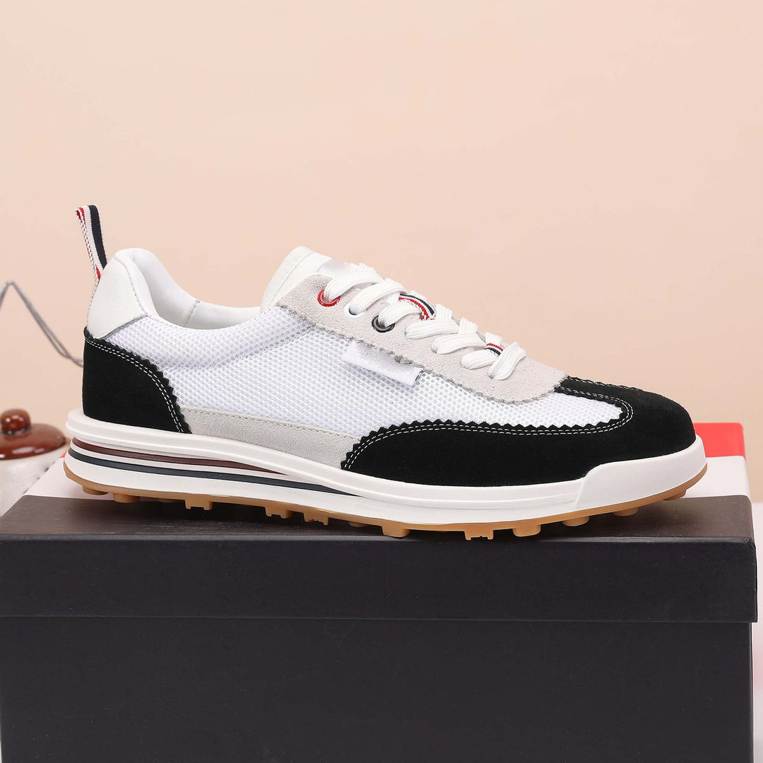 Damen Sportliche Sneaker mit atmungsaktivem Mesh-Obermaterial und dämpfender Sohle EB
