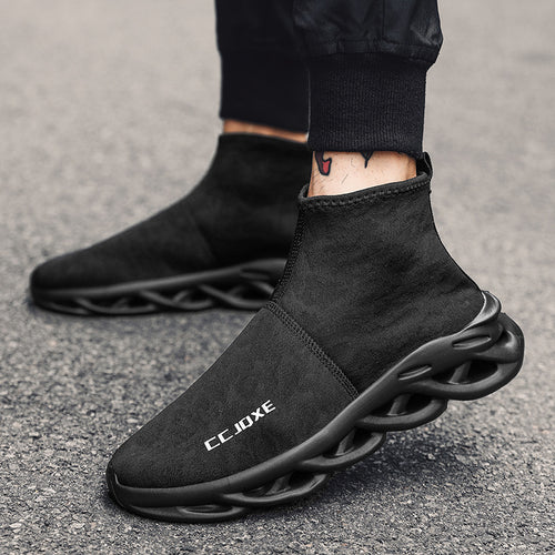 Damen High-Top Sneakers mit flexiblem Gehkomfort und atmungsaktivem Obermaterial EB