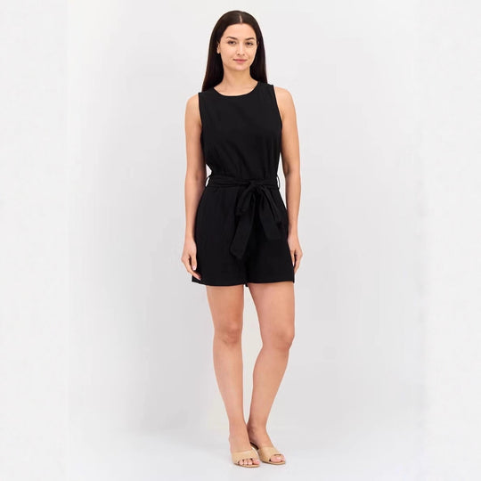 Damen Jumpsuit mit eleganter Taillierung und praktischen Taschen EB