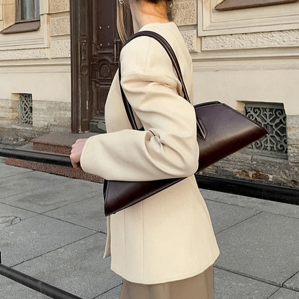 Damen Modischer Oversized Blazer mit strukturiertem Schnitt und Knopfdetails EB