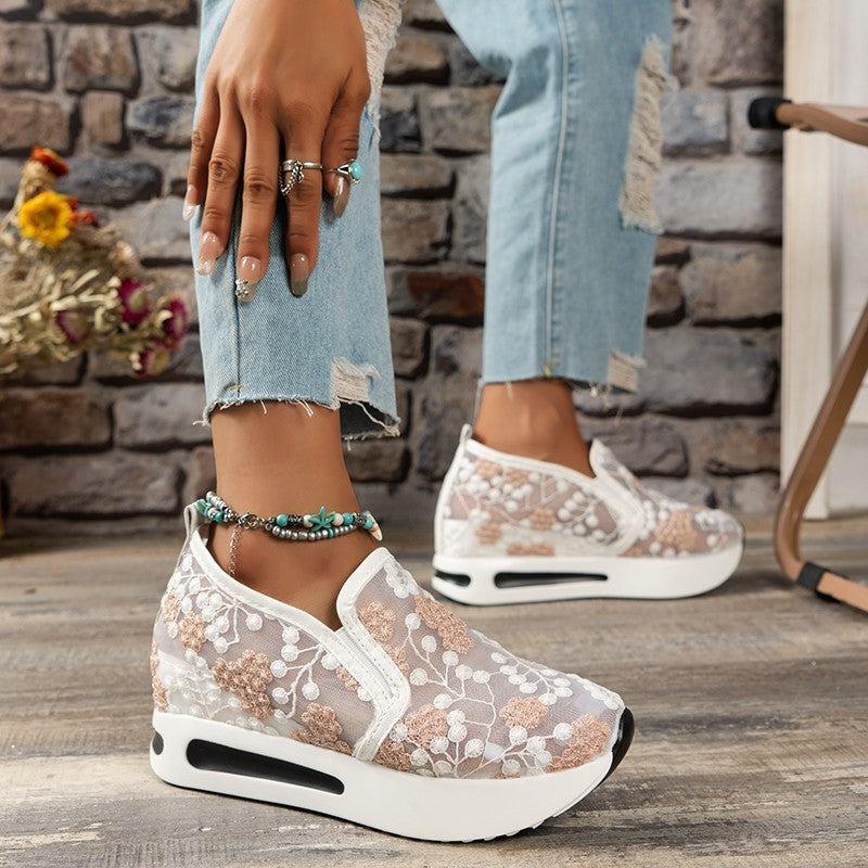 Damen Elegante und atmungsaktive Slip-On Sneakers EB