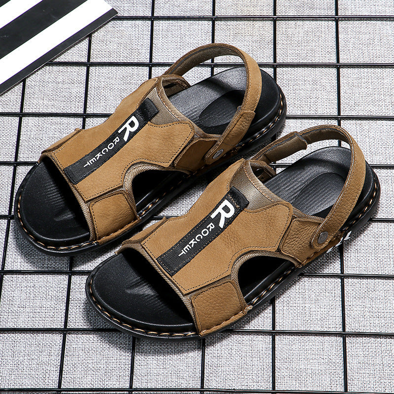 Herren Komfortable und stylische Freizeitsandalen mit verstellbarem Riemen EB