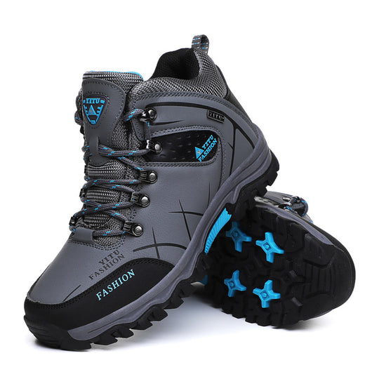 Herren Hochfunktionale Wanderschuhe mit verstärktem Knöchelschutz und rutschfester Sohle EB