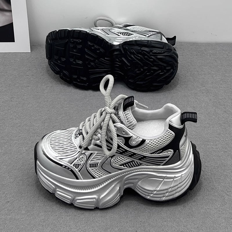 Damen Modische Chunky Sneakers mit innovativer Dämpfungstechnologie EB