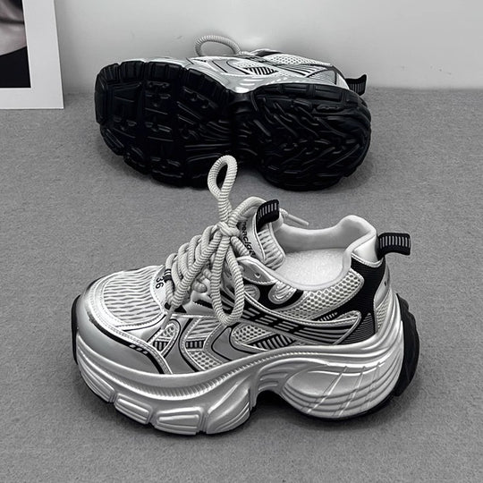 Damen Modische Chunky Sneakers mit innovativer Dämpfungstechnologie EB