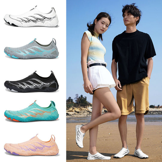 Damen Flexibele Aqua-Sportschuhe mit rutschfester Sohle EB