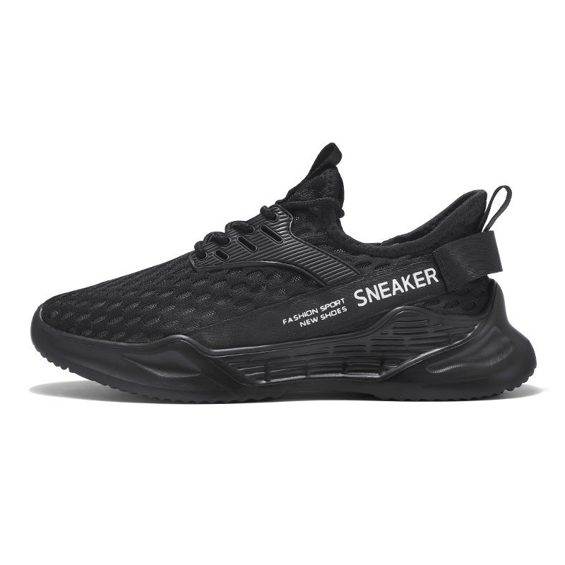 Damen Sportliche Sneakers aus atmungsaktivem Mesh mit rutschfester Sohle EB