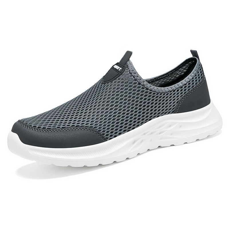Damen Atmungsaktive Slip-On Sneakers mit elastischer Sohle EB