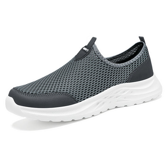 Damen Atmungsaktive Slip-On Sneakers mit elastischer Sohle EB