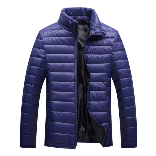 Herren Steppjacke mit hochgeschlossenem Kragen und wärmender Füllung EB