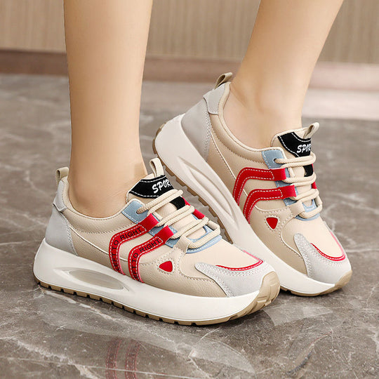Damen Sportliche Schnürsystem Sneakers EB