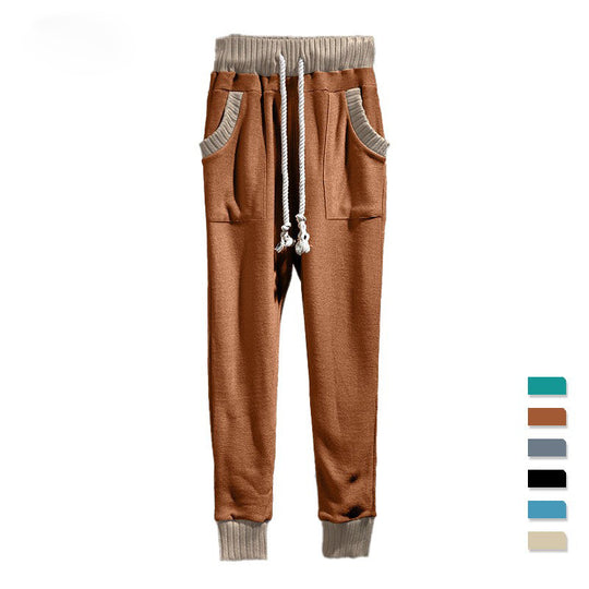 Herren Sportliche Jogginghose mit bequemen seitlichen Eingrifftaschen und elastischem Bund EB
