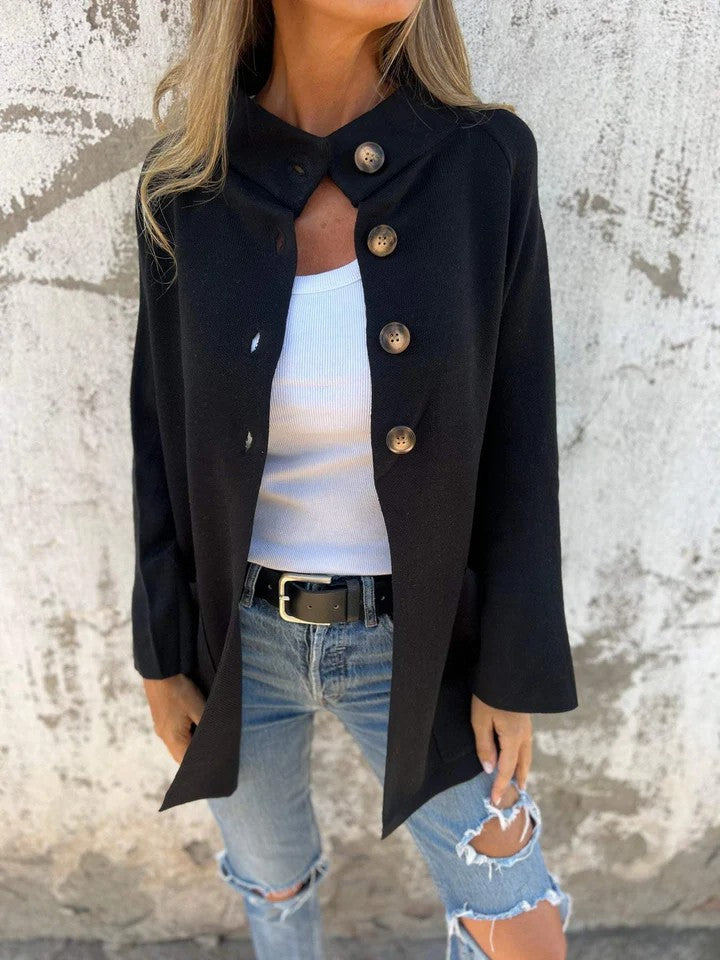 Damen Lässiger Oversized Cardigan EB