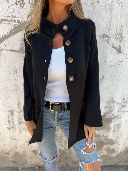 Damen Lässiger Oversized Cardigan EB