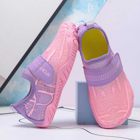Damen Sportliche Schwimmschuhe mit nachhaltigem Material und elastischem Klettverschluss EB