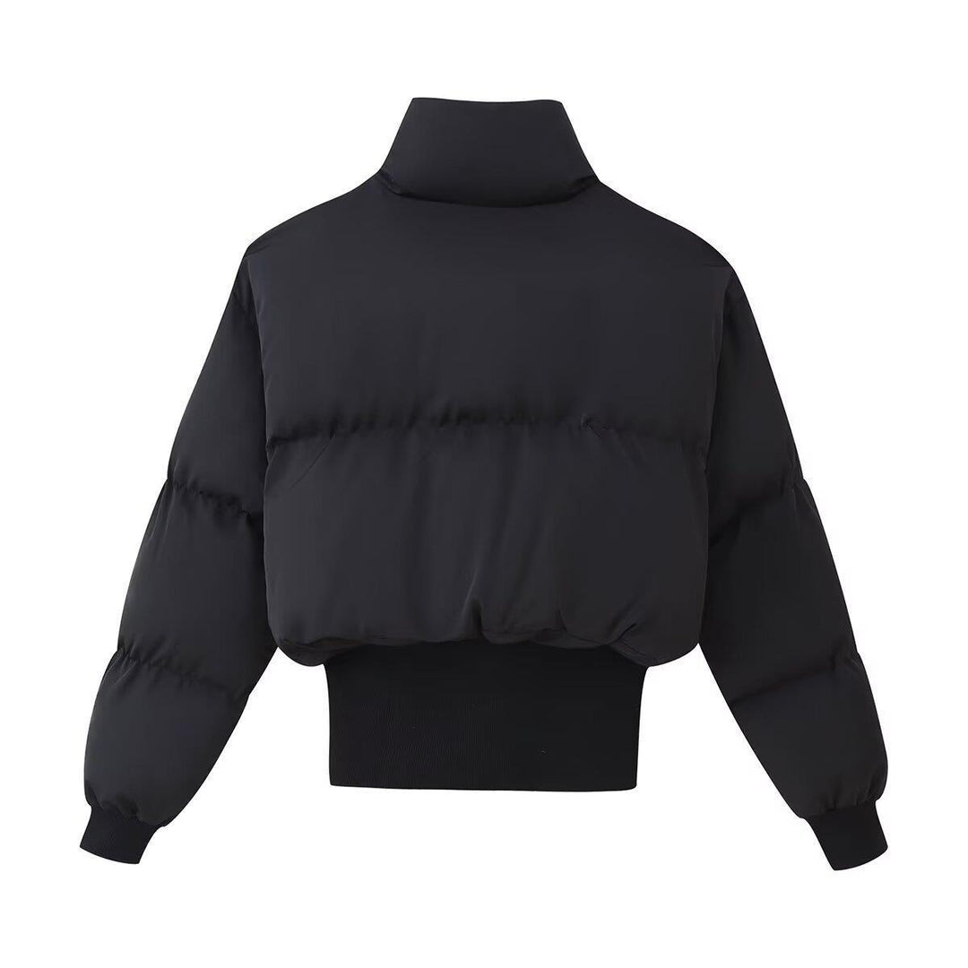 Damen Steppjacke mit hohem Kragen und elastischen Abschlüssen EB