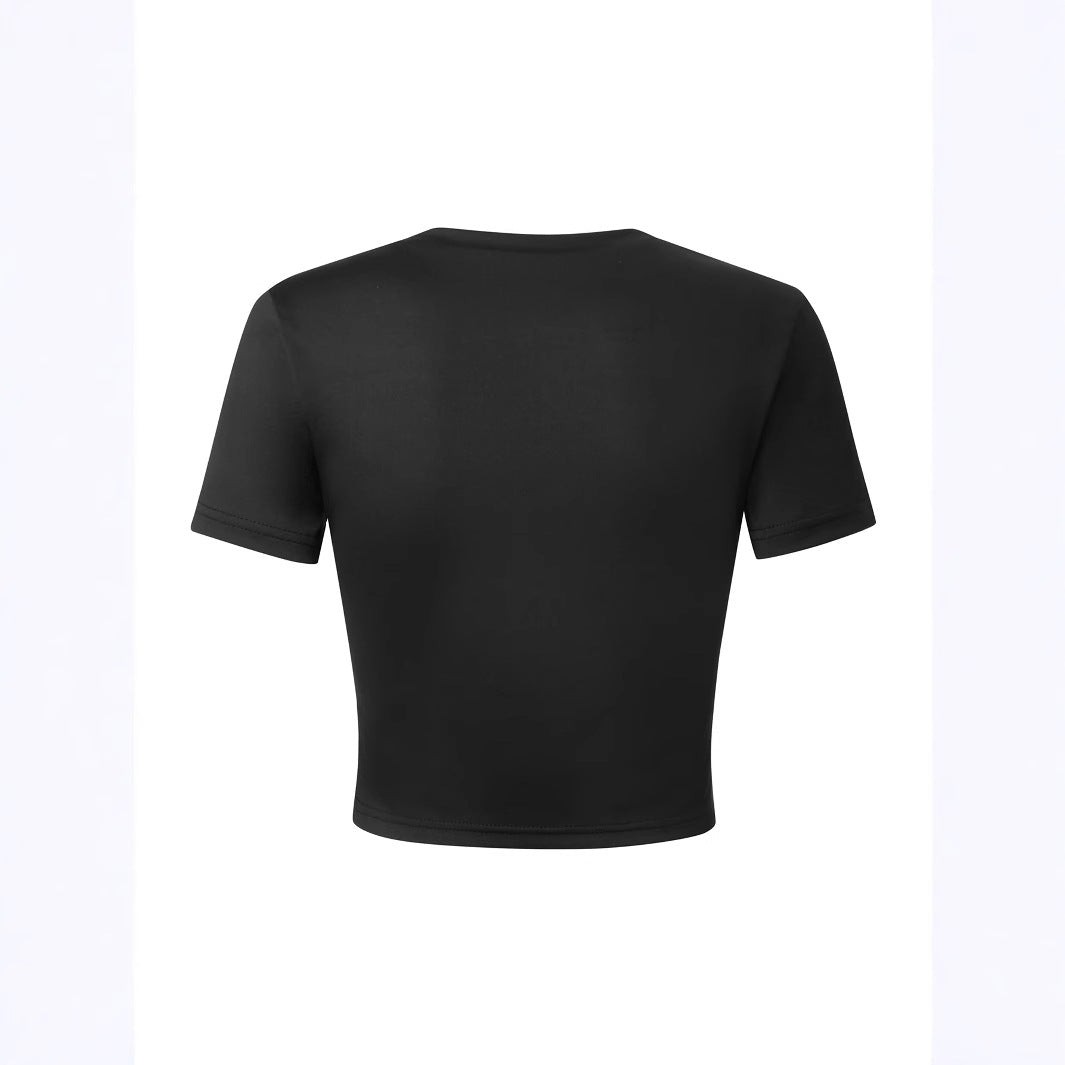 Damen T-Shirt mit fröhlichen Kirschmotiven und hochwertigem Baumwollmaterial EB
