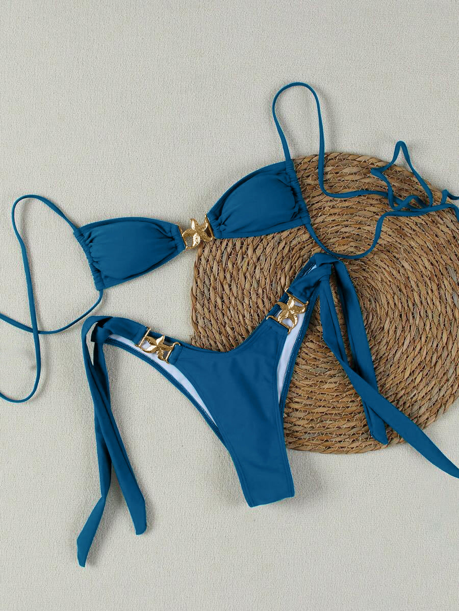 Damen Bikini-Set mit eleganten Schnallen EB