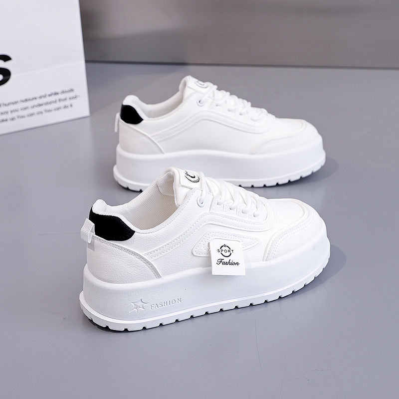 Damen Plattform Sneakers mit modischem Design und hohem Tragekomfort EB